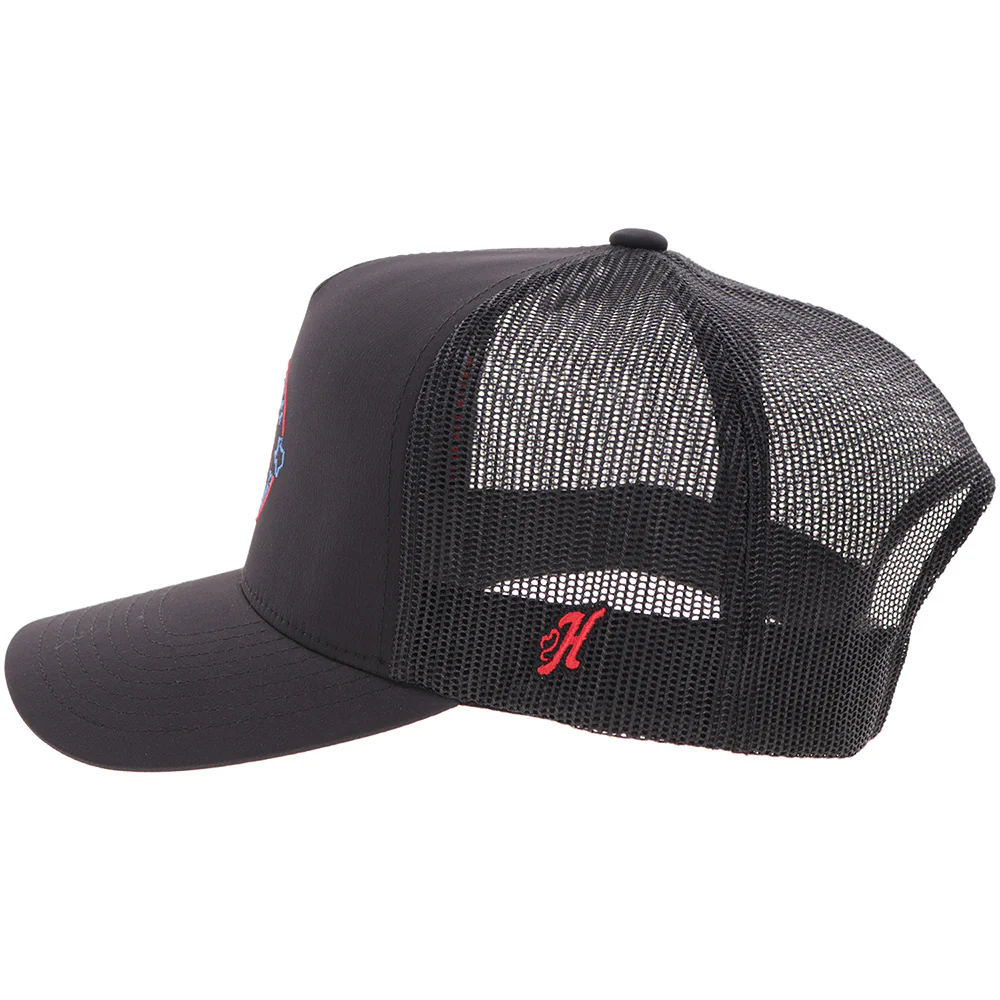 "Lone Star" Black w/Multi-Color Circle Patch - Image 5