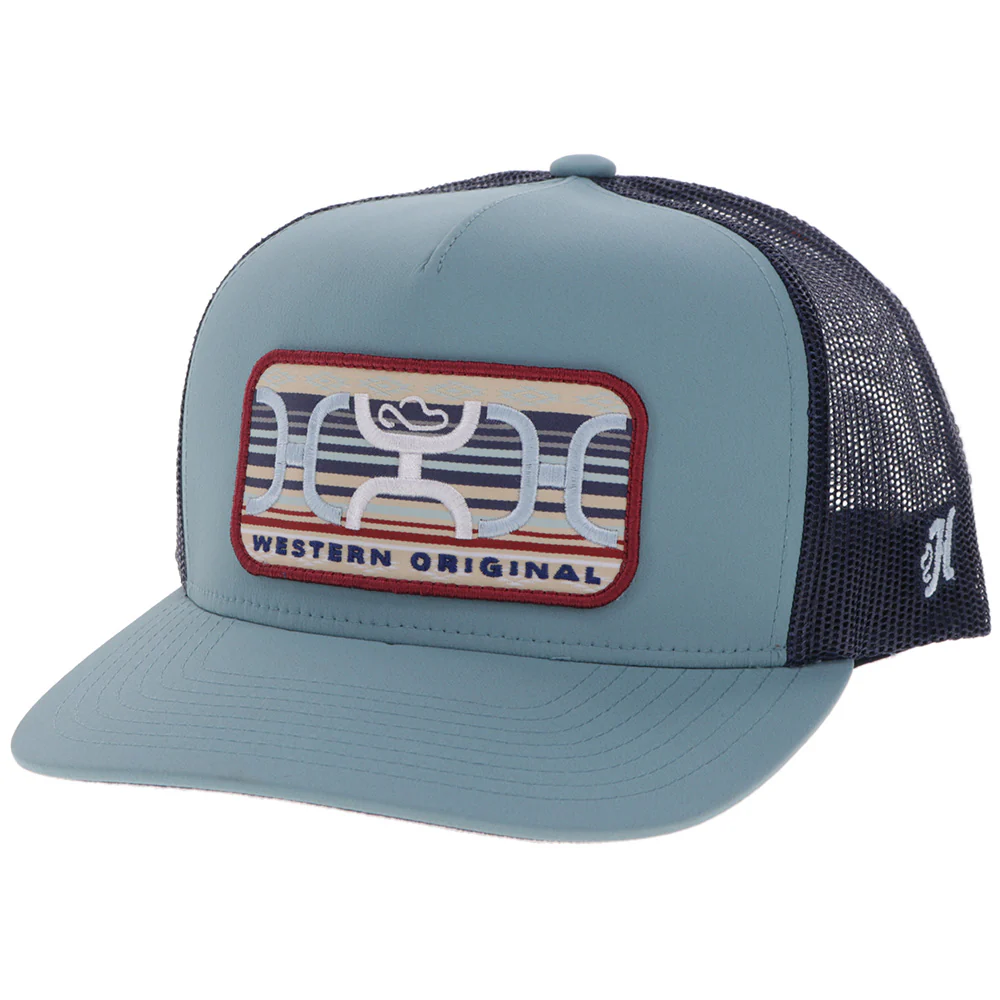 YOUTH "Loop" Hat Blue/Navy w/Multi-Color Patch