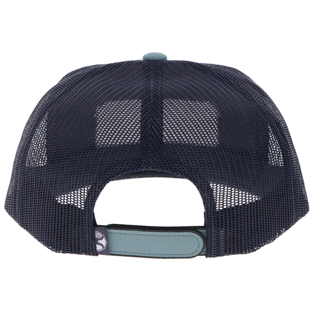 YOUTH "Loop" Hat Blue/Navy w/Multi-Color Patch - Image 2