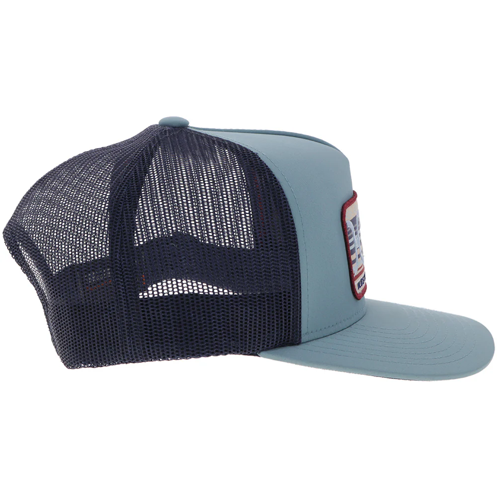 YOUTH "Loop" Hat Blue/Navy w/Multi-Color Patch - Image 3