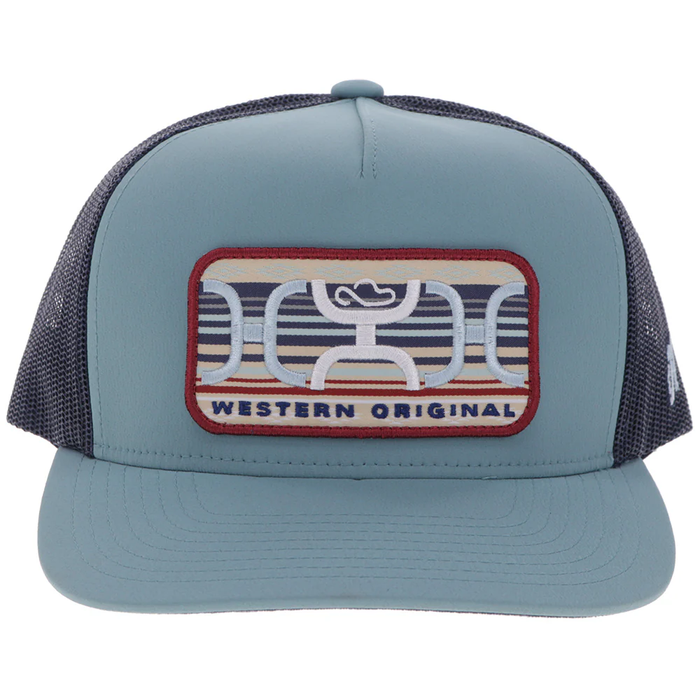 YOUTH "Loop" Hat Blue/Navy w/Multi-Color Patch - Image 4