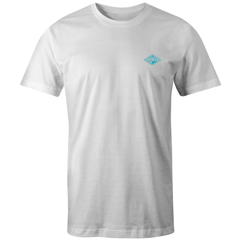 "Lure" White w/Lure Logo Habitat Spandex Blend shirt - Image 2