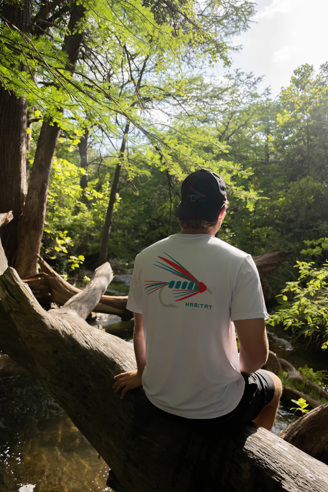 "Lure" White w/Lure Logo Habitat Spandex Blend shirt - Image 4
