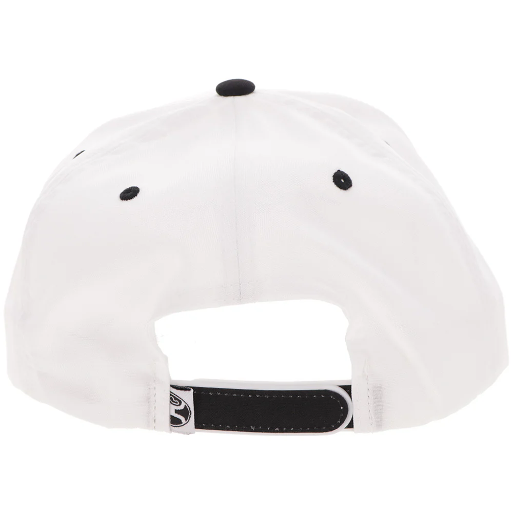 "Mark Out" Hat White/Black - Image 2