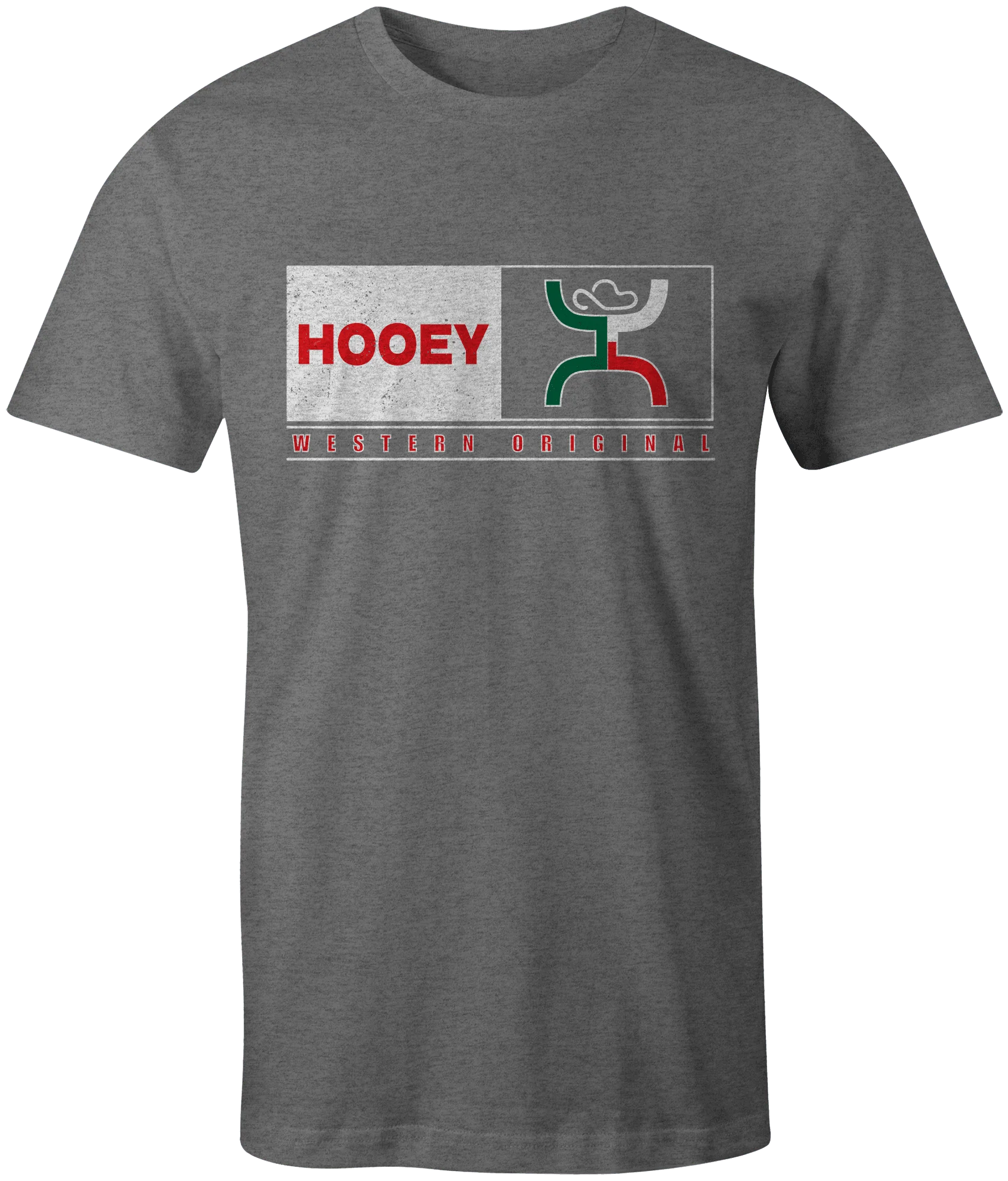 "Match" Grey w/Red/White/Green Logo T-shirt