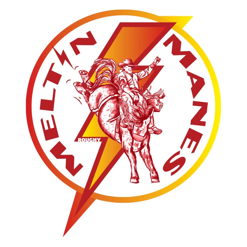 Meltin Manes Decal White/Red/Yellow