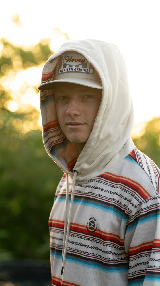 "Mesa" Cream/Serape Hoody - Image 2