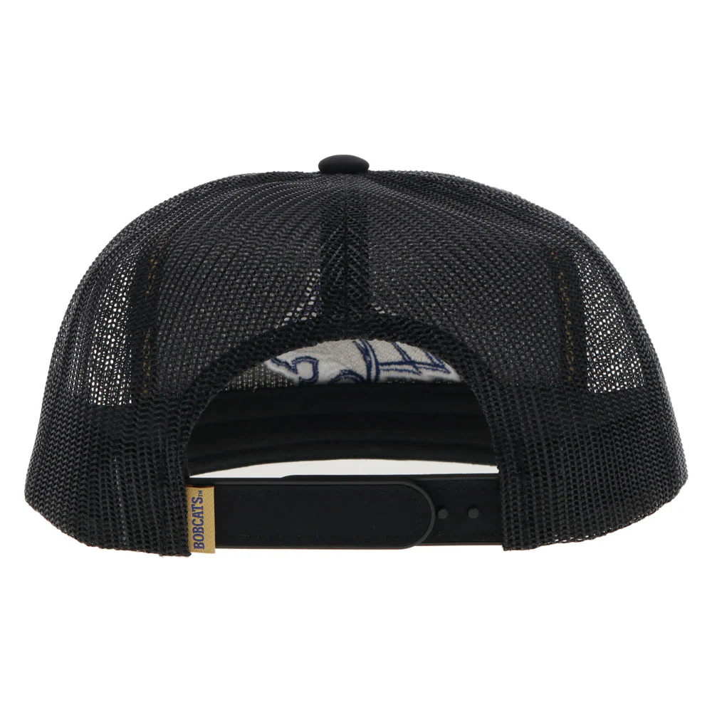 "Montana State University" Hat Black w/ Bobcat Logo - Image 2