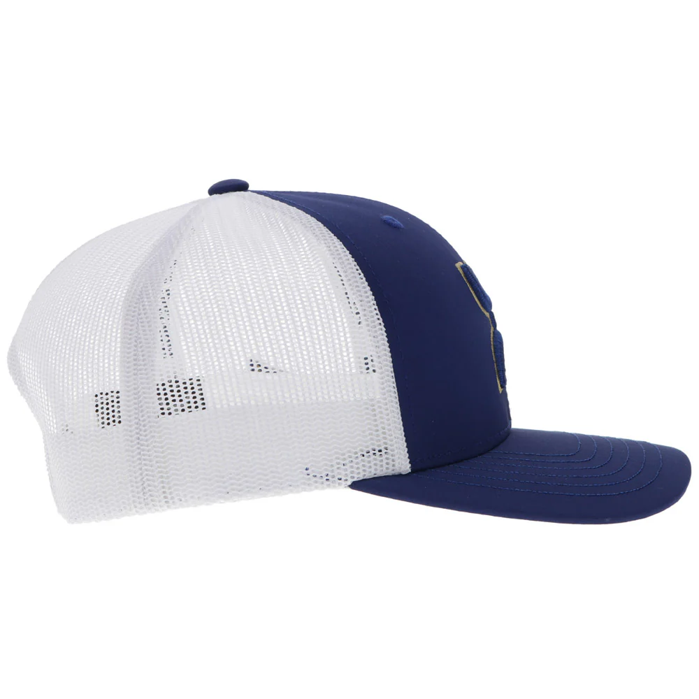 "Montana State University" Hat Blue/White - Image 5
