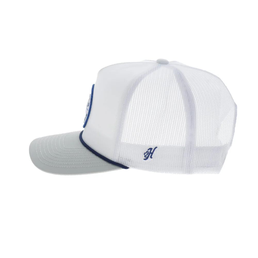 Nashville Stampede Hat White/Grey w/Circle Patch - Image 3