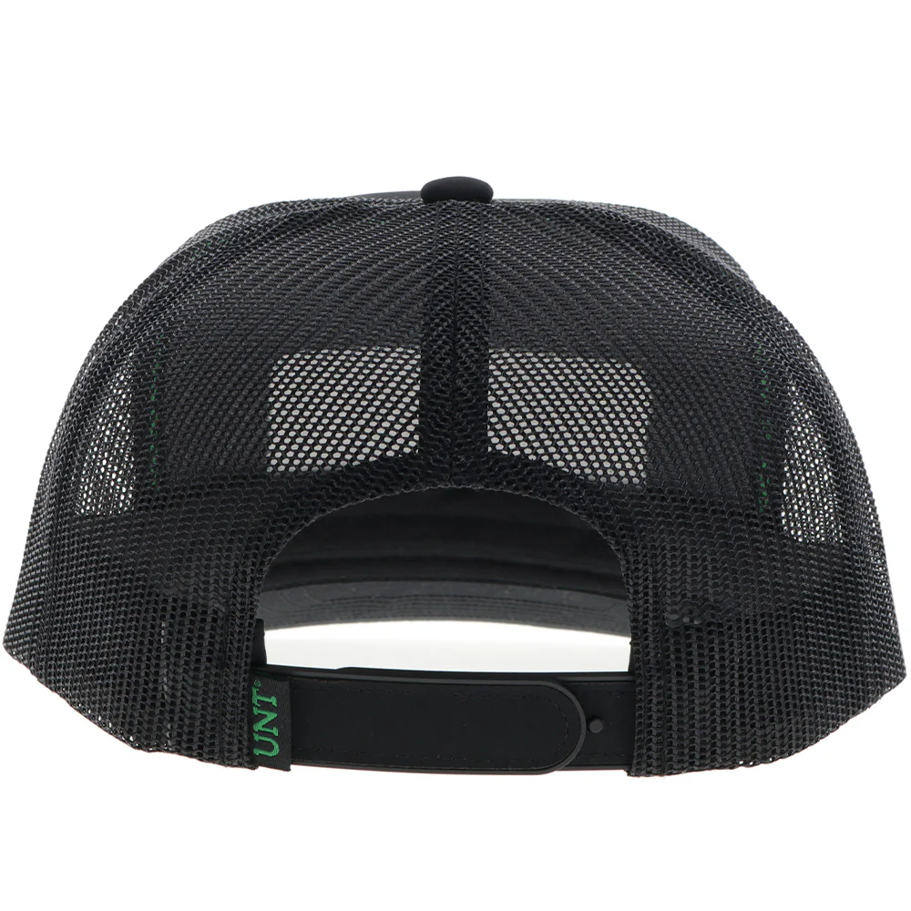 North Texas Black Hat w/Grey & White Patch - Image 2