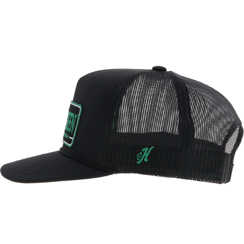 North Texas Black Hat w/Grey & White Patch - Image 3
