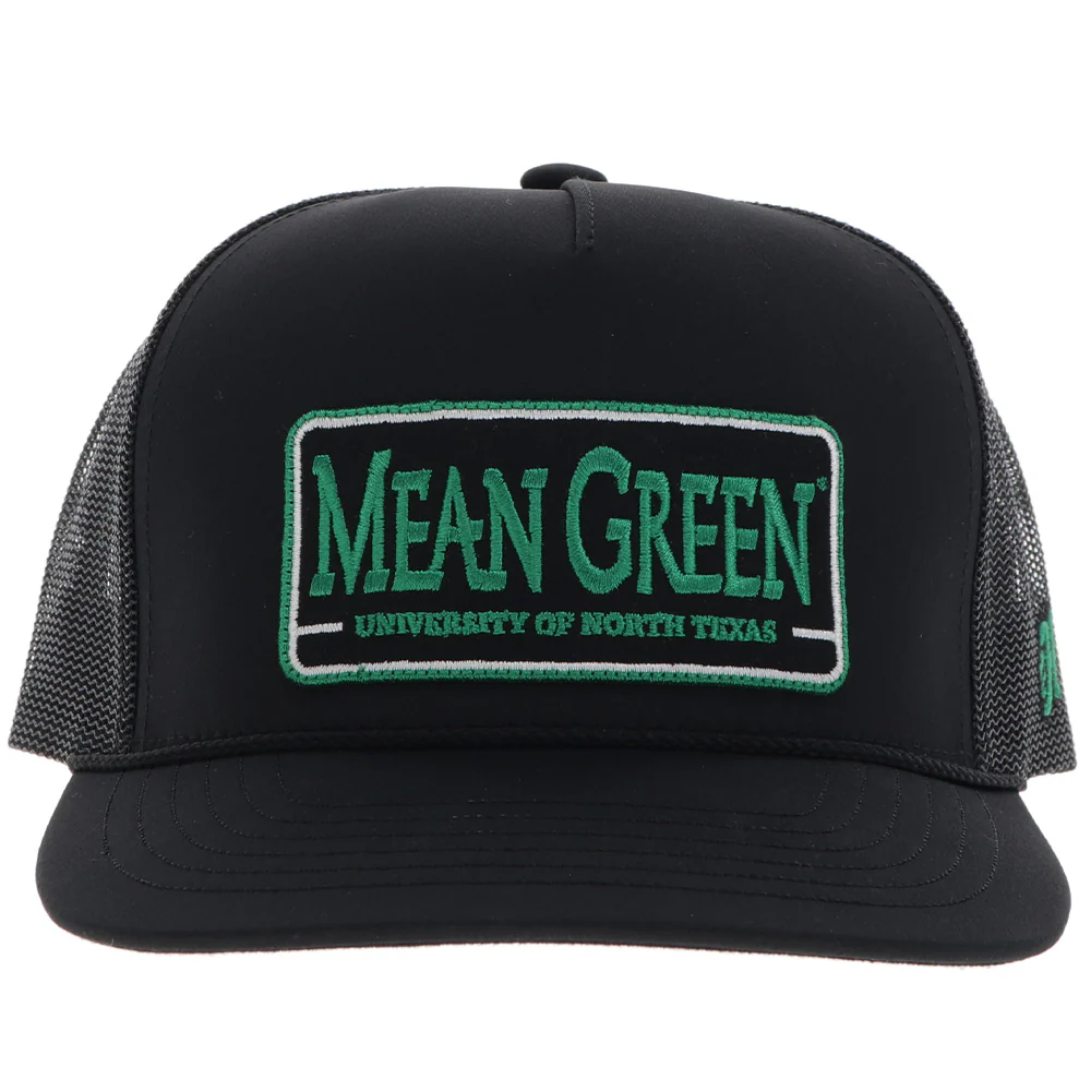 North Texas Black Hat w/Grey & White Patch - Image 4