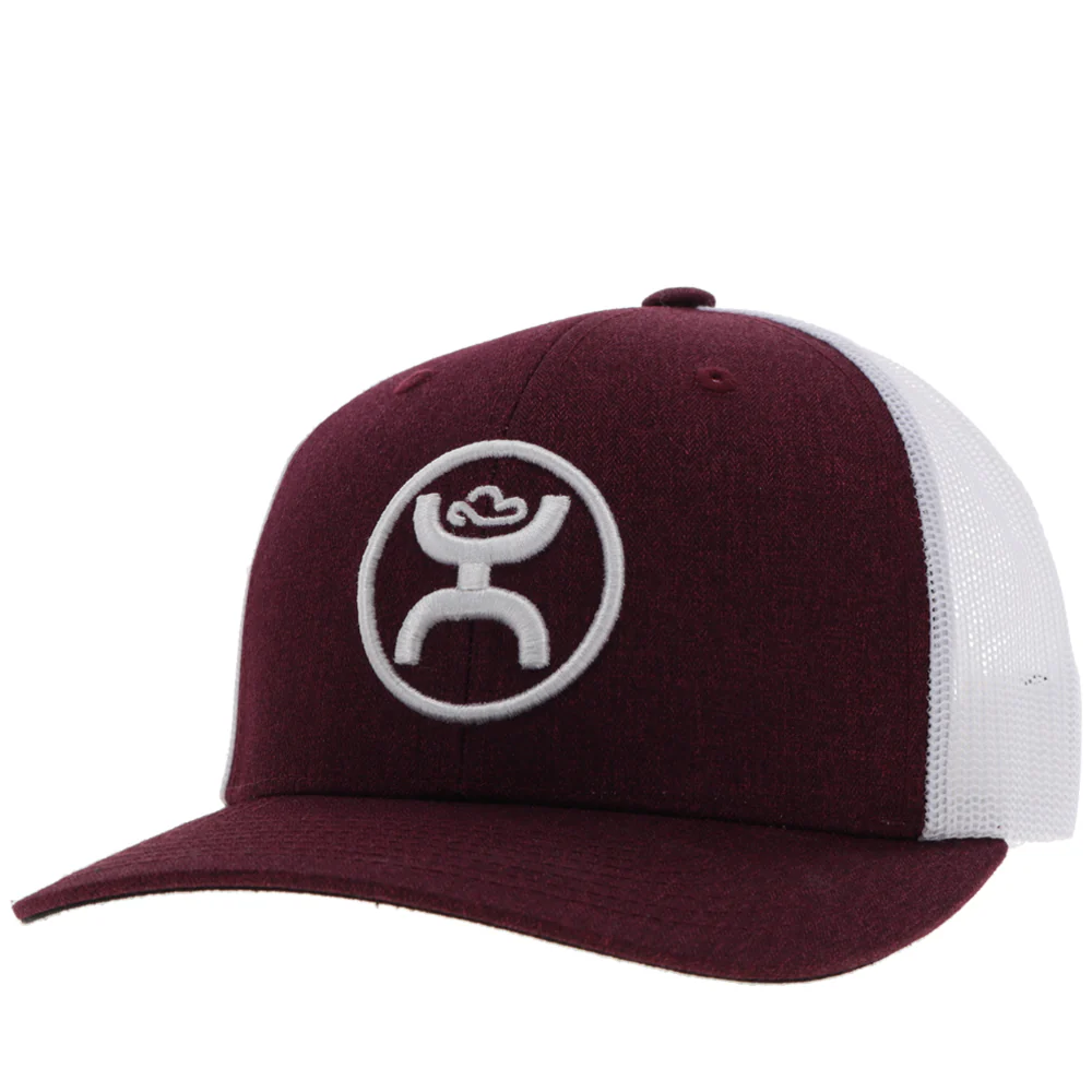 "O-Classic" Hat Maroon /White