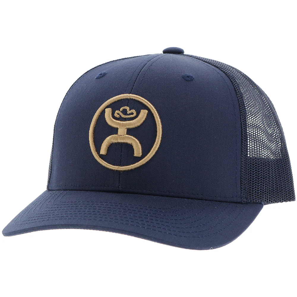 "O-Classic" Hat Navy w/Gold Hooey Logo