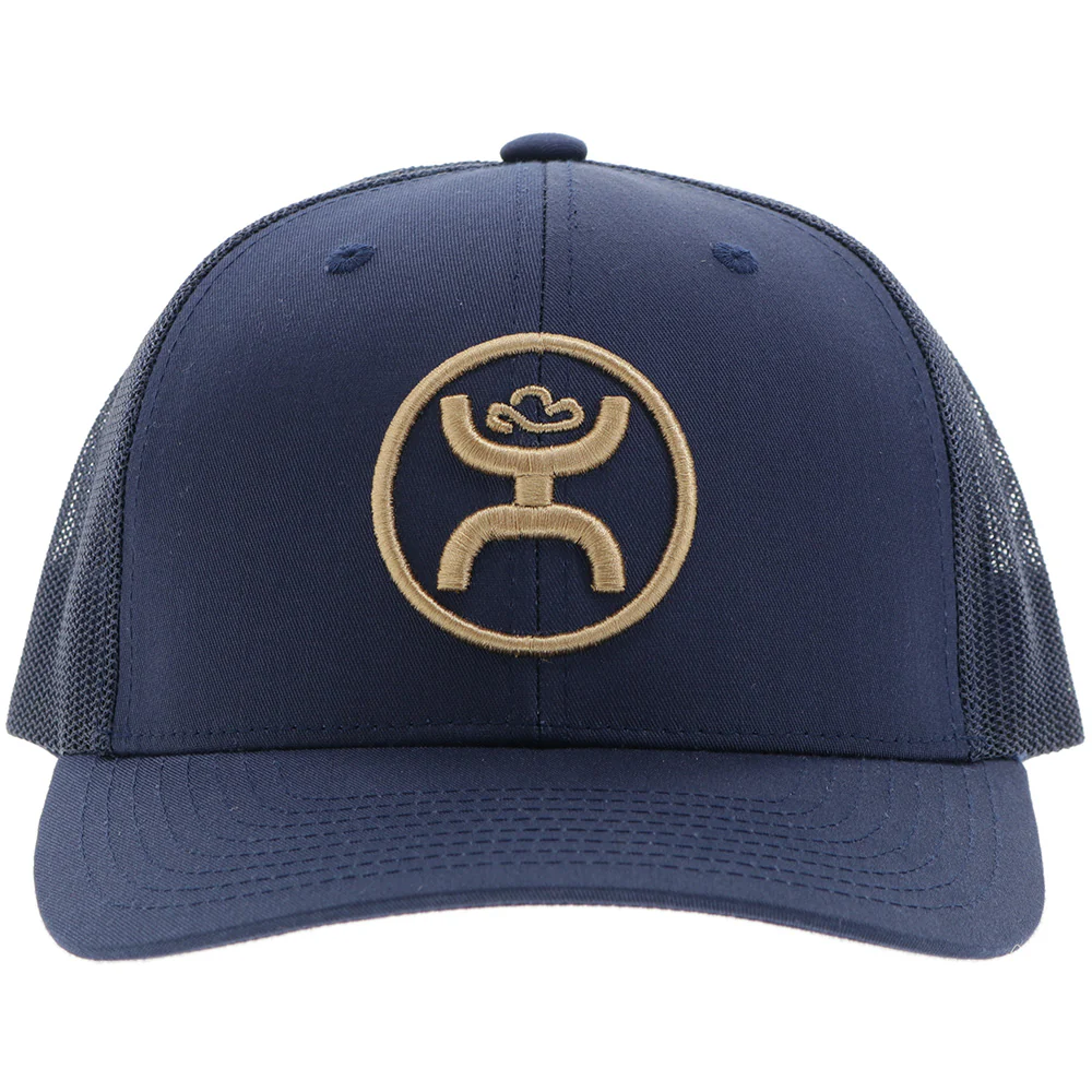 "O-Classic" Hat Navy w/Gold Hooey Logo - Image 3