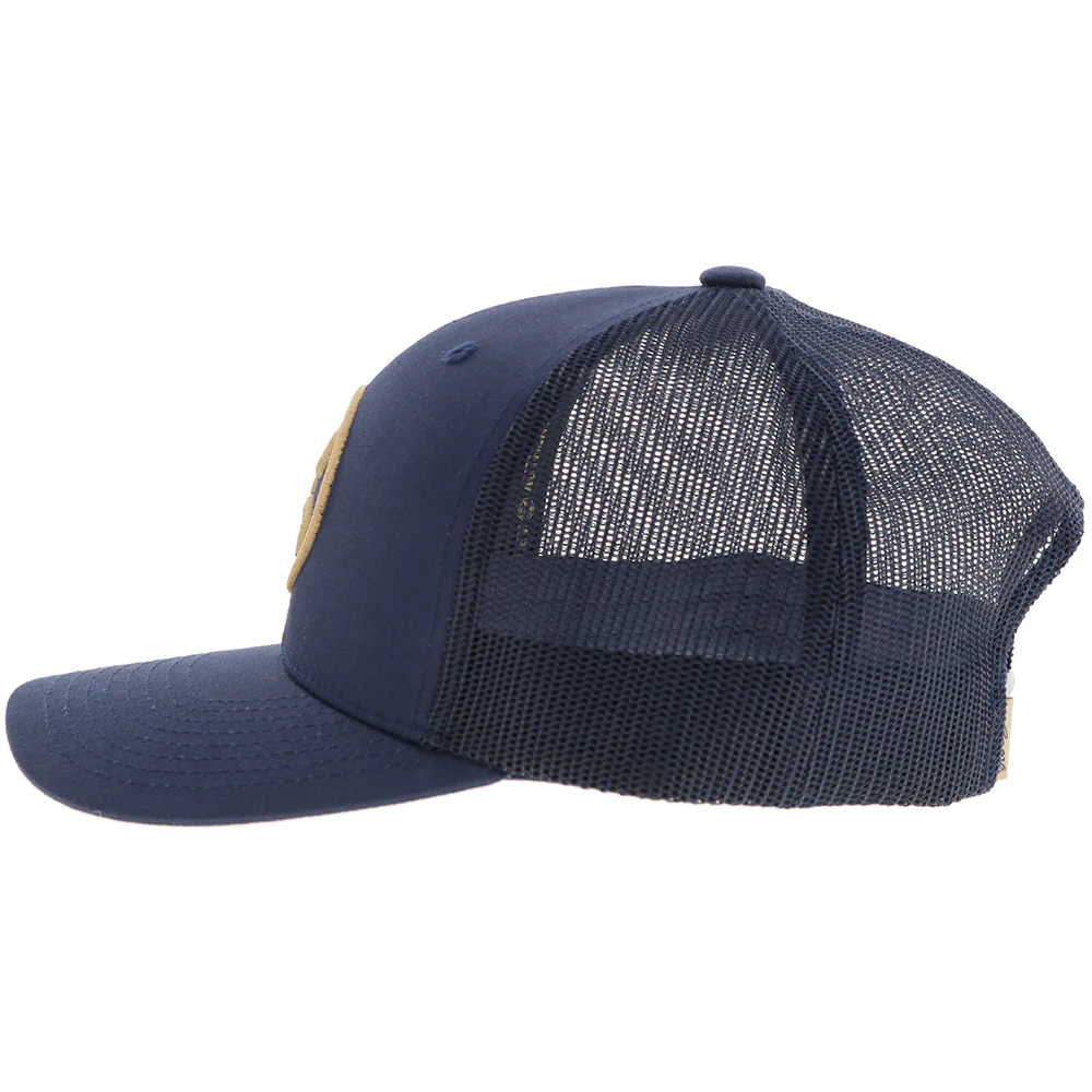 "O-Classic" Hat Navy w/Gold Hooey Logo - Image 4