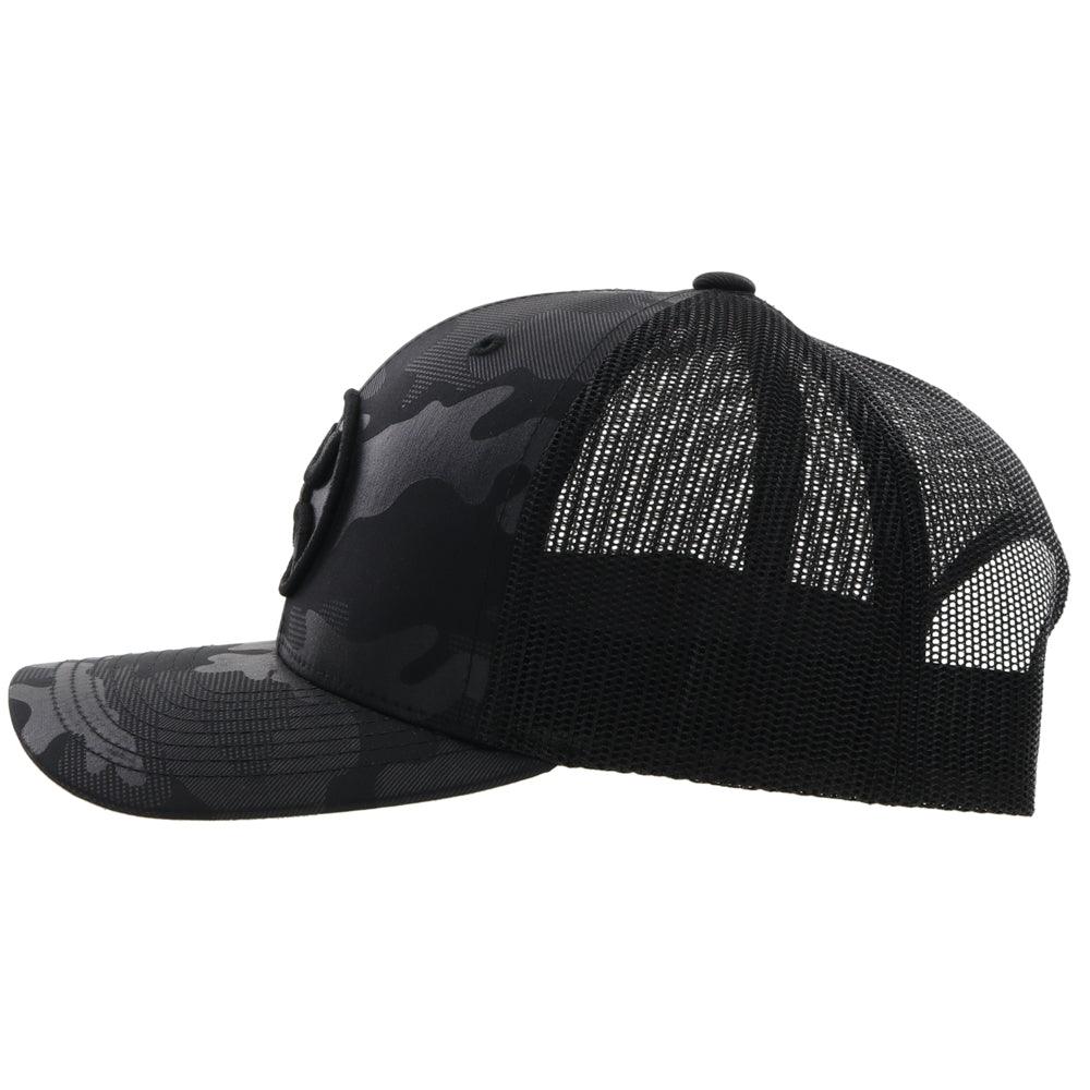 "O Classic" Hooey Black Camo Hat - Image 5