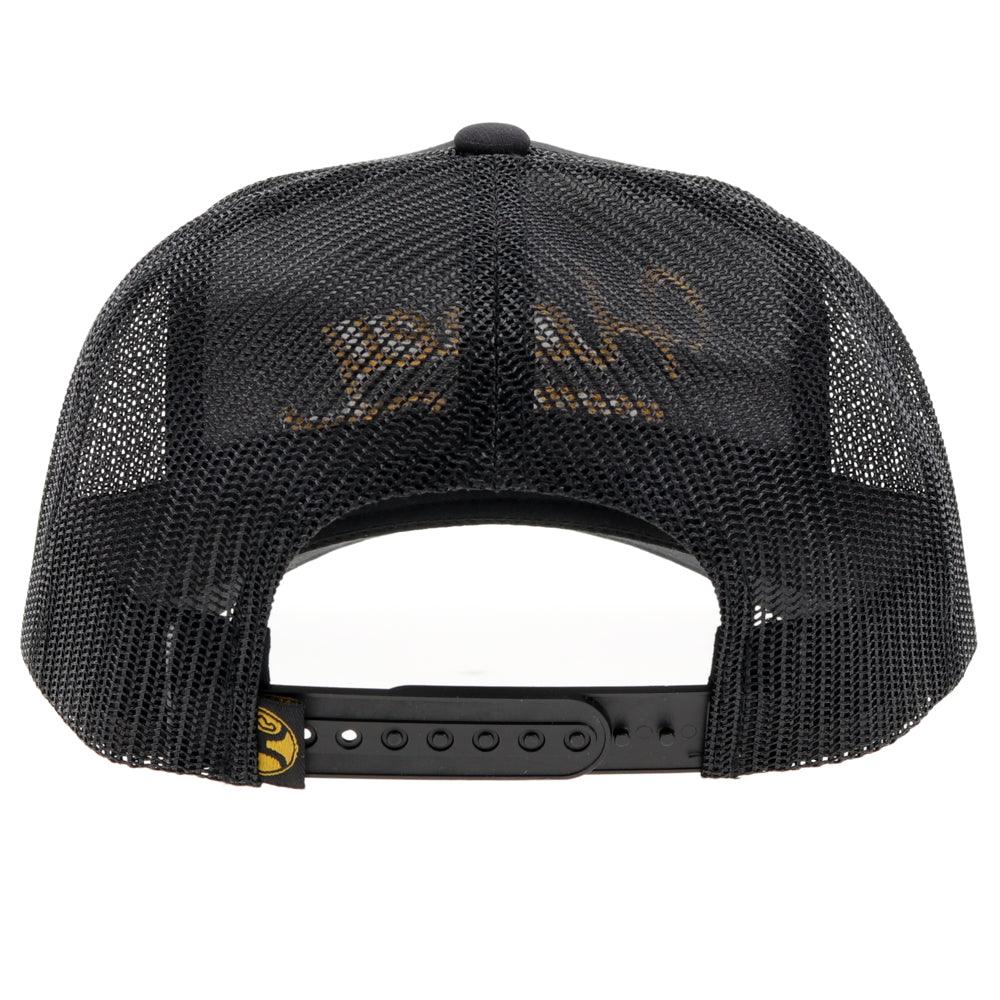 "OG" Black w/Gold Stitching Hat - Image 2
