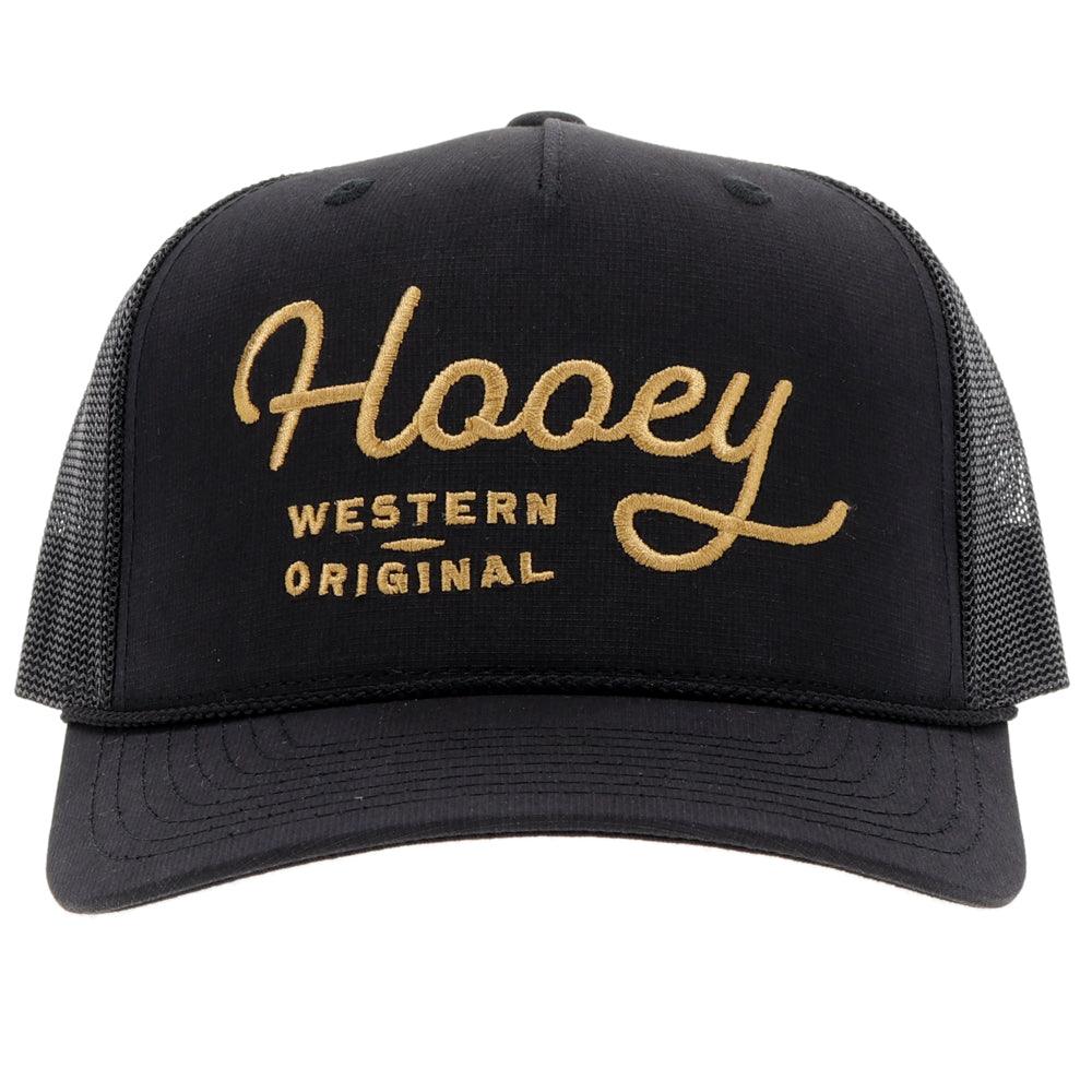 "OG" Black w/Gold Stitching Hat - Image 4