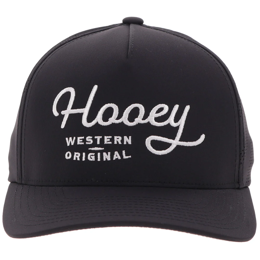 "OG" Hooey Hat Black w/White Stitching - Image 4