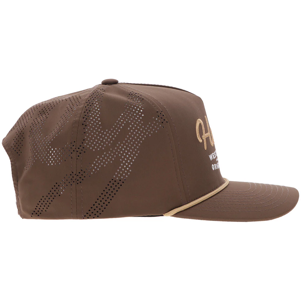 "OG" Hooey Hat Brown w/Tan & White - Image 3