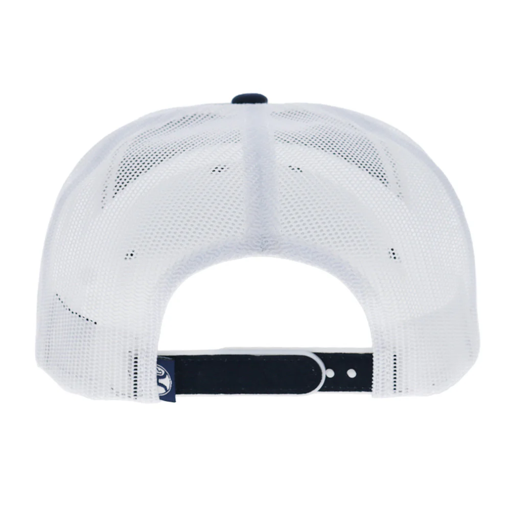 "OG" Hooey Hat Charcoal/White w/Navy Stitching - Image 2