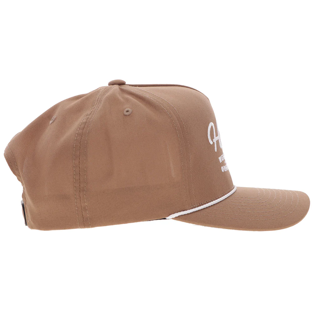 "OG" Hooey Hat Light Brown w/White - Image 3