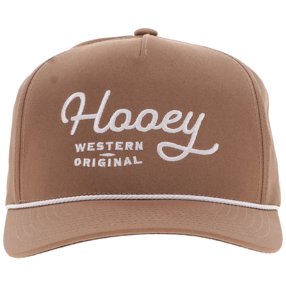 "OG" Hooey Hat Light Brown w/White - Image 4