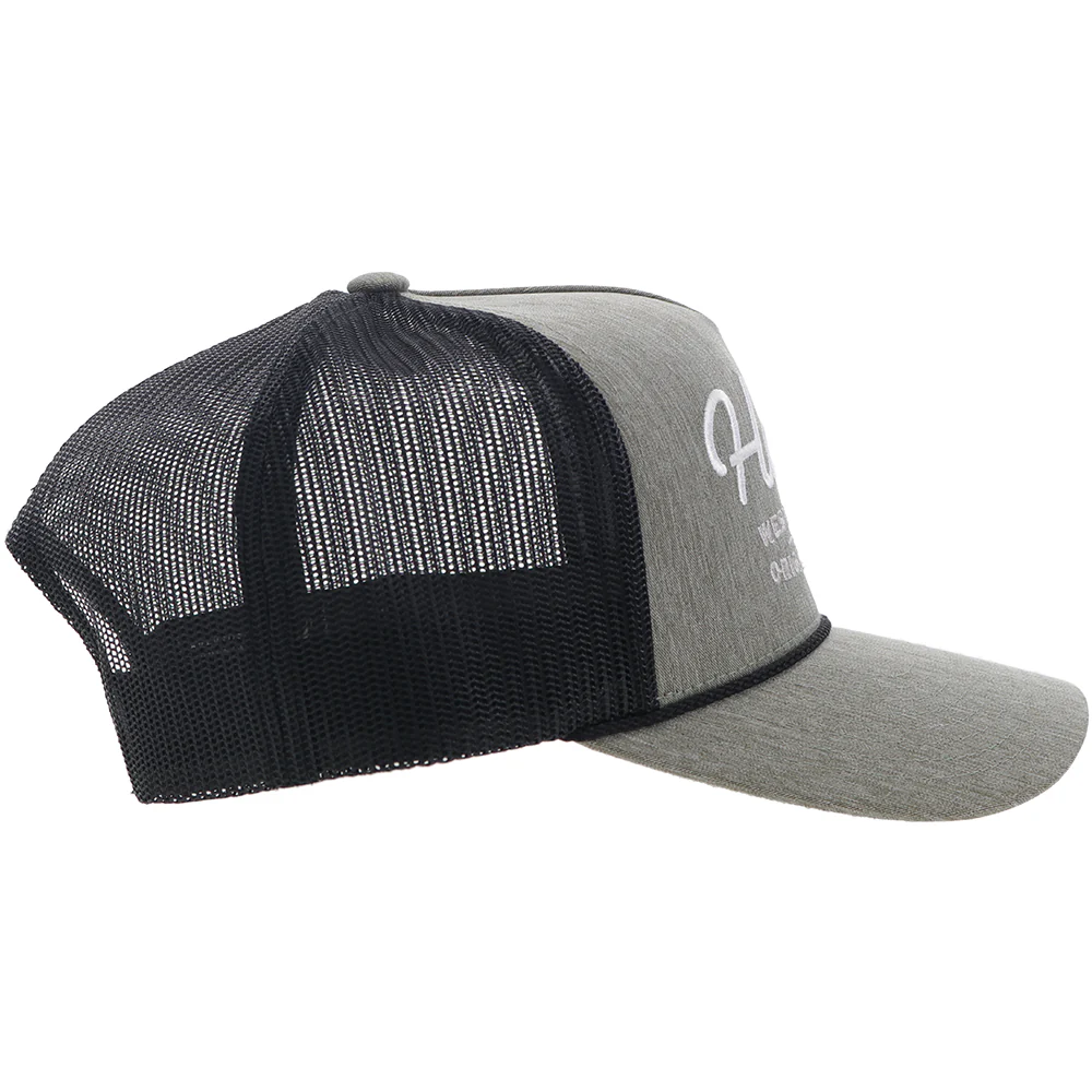 "OG" Hooey Hat Olive/Black w/White Stitching - Image 5