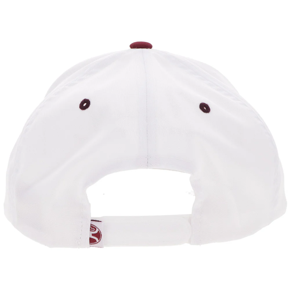 "OG" Hooey Hat White/Maroon - Image 2