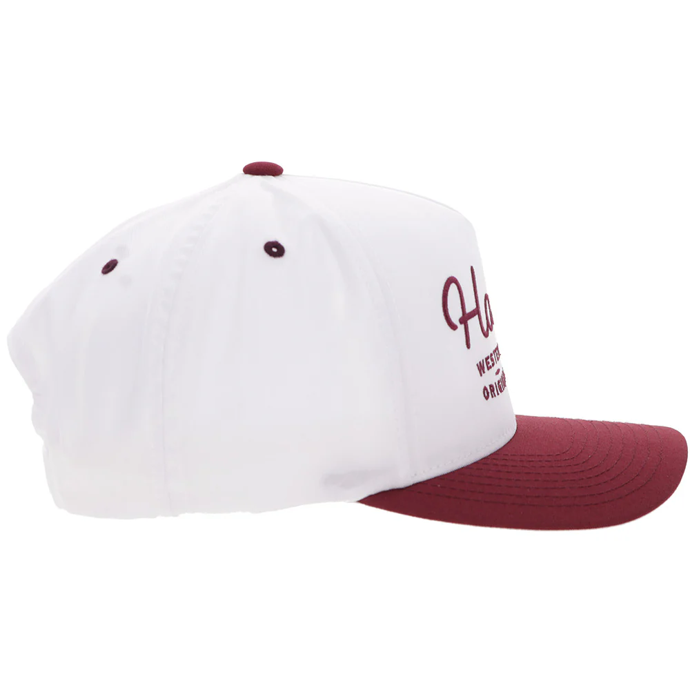 "OG" Hooey Hat White/Maroon - Image 5