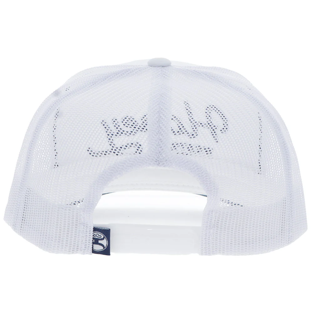 "OG" Hooey Hat White w/Blue Stitching - Image 2