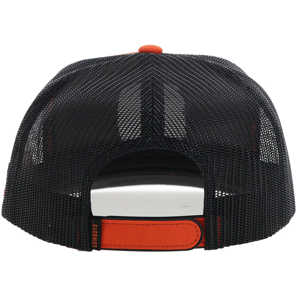 Oklahoma State University Hat Orange/Black w/Hooey Patch - Image 2