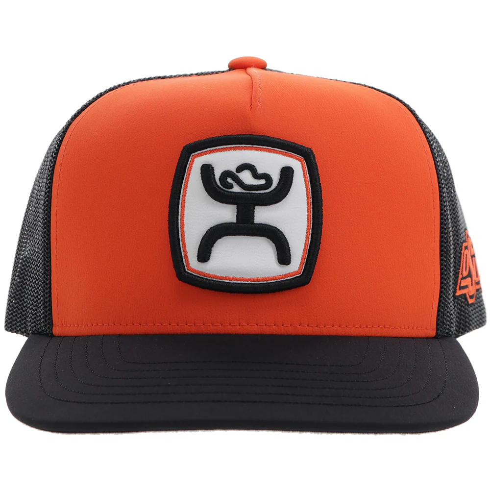 Oklahoma State University Hat Orange/Black w/Hooey Patch - Image 5