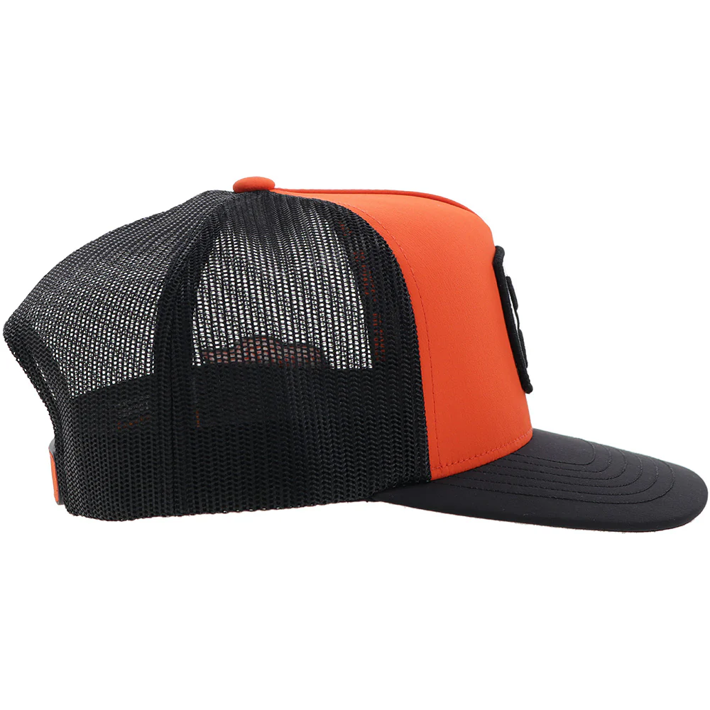 Oklahoma State University Hat Orange/Black w/Hooey Patch - Image 6