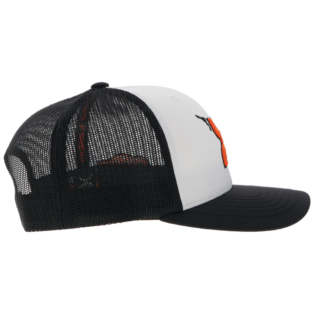 "Oklahoma State" White /Black w/Hooey Logo Hat - Image 4