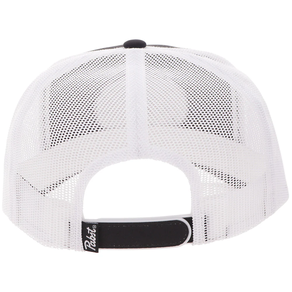 "Pabst Blue Ribbon" Hat Black/White - Image 2