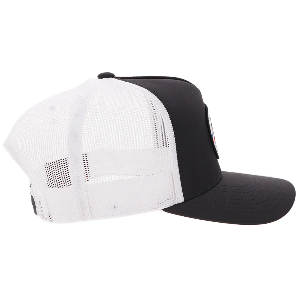 "Pabst Blue Ribbon" Hat Black/White - Image 3