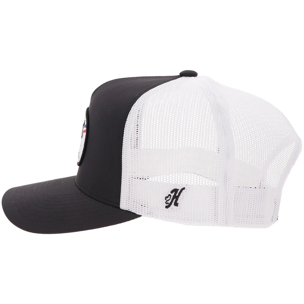"Pabst Blue Ribbon" Hat Black/White - Image 5