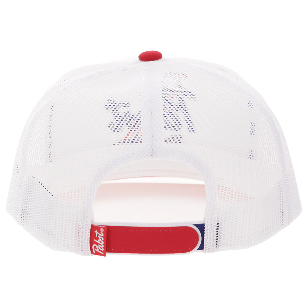 "Pabst Blue Ribbon" Hat White/Red - Image 2