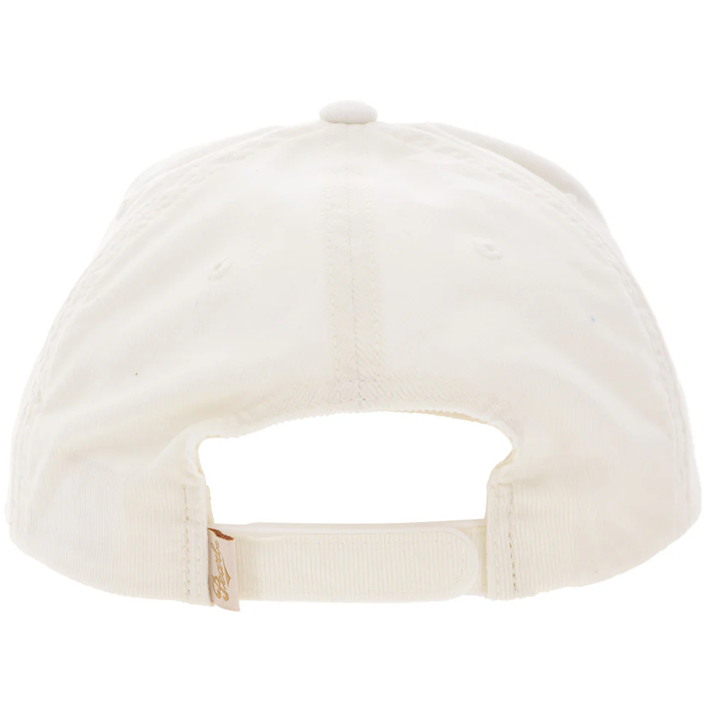 "Pearl" Hat Cream Corduroy w/Yellow Stitching - Image 2