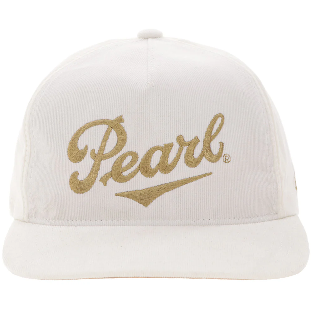 "Pearl" Hat Cream Corduroy w/Yellow Stitching - Image 4