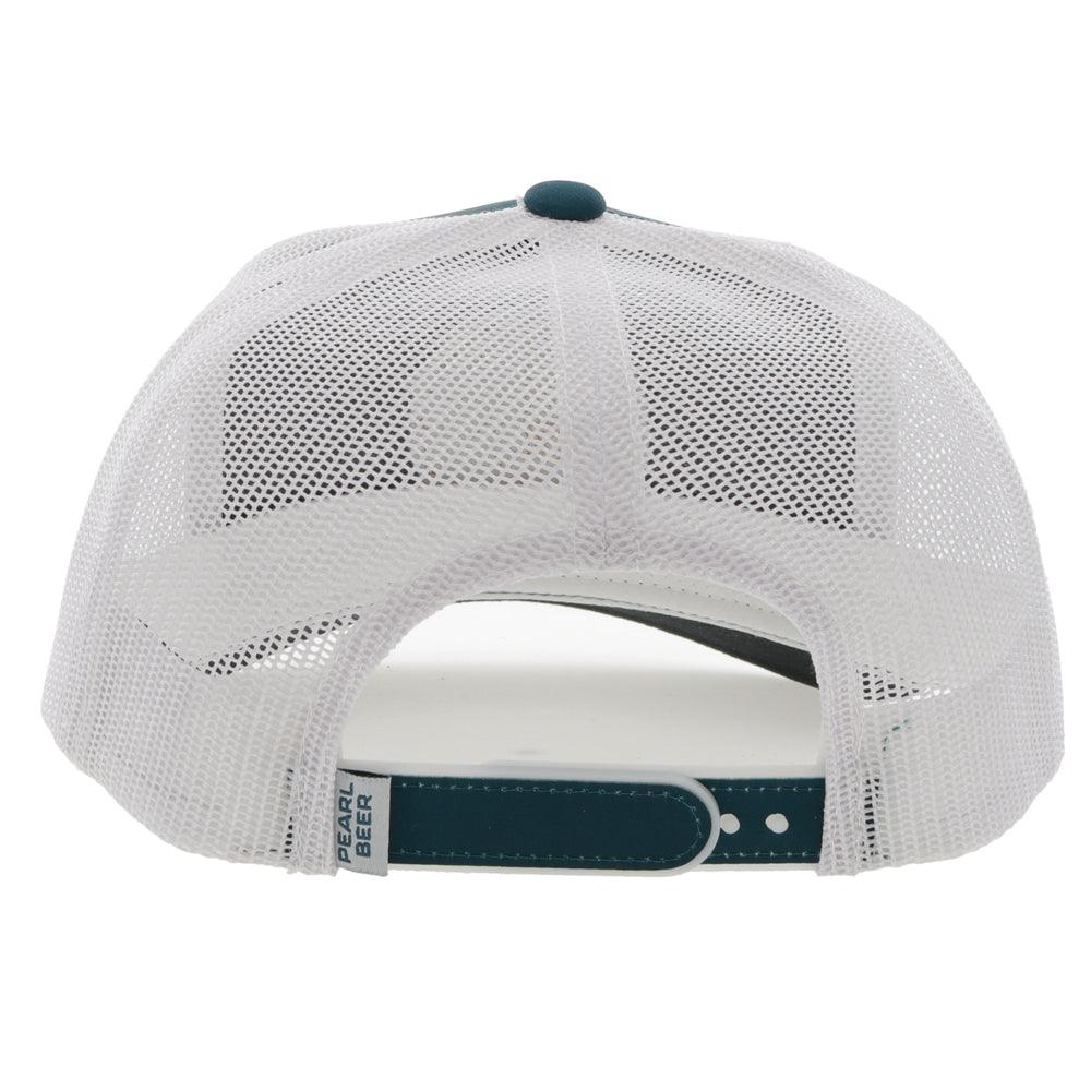 "Pearl" Teal/White Hat - Image 2