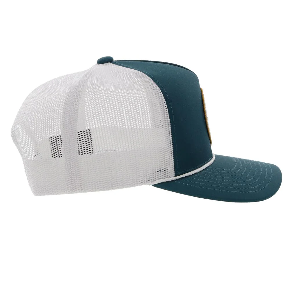 "Pearl" Teal/White Hat - Image 5