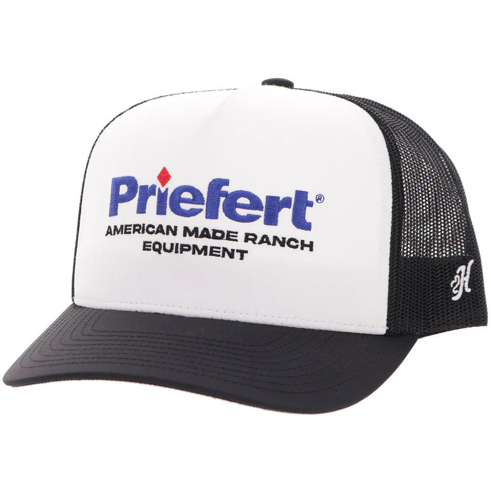 Priefert Hat White/Black
