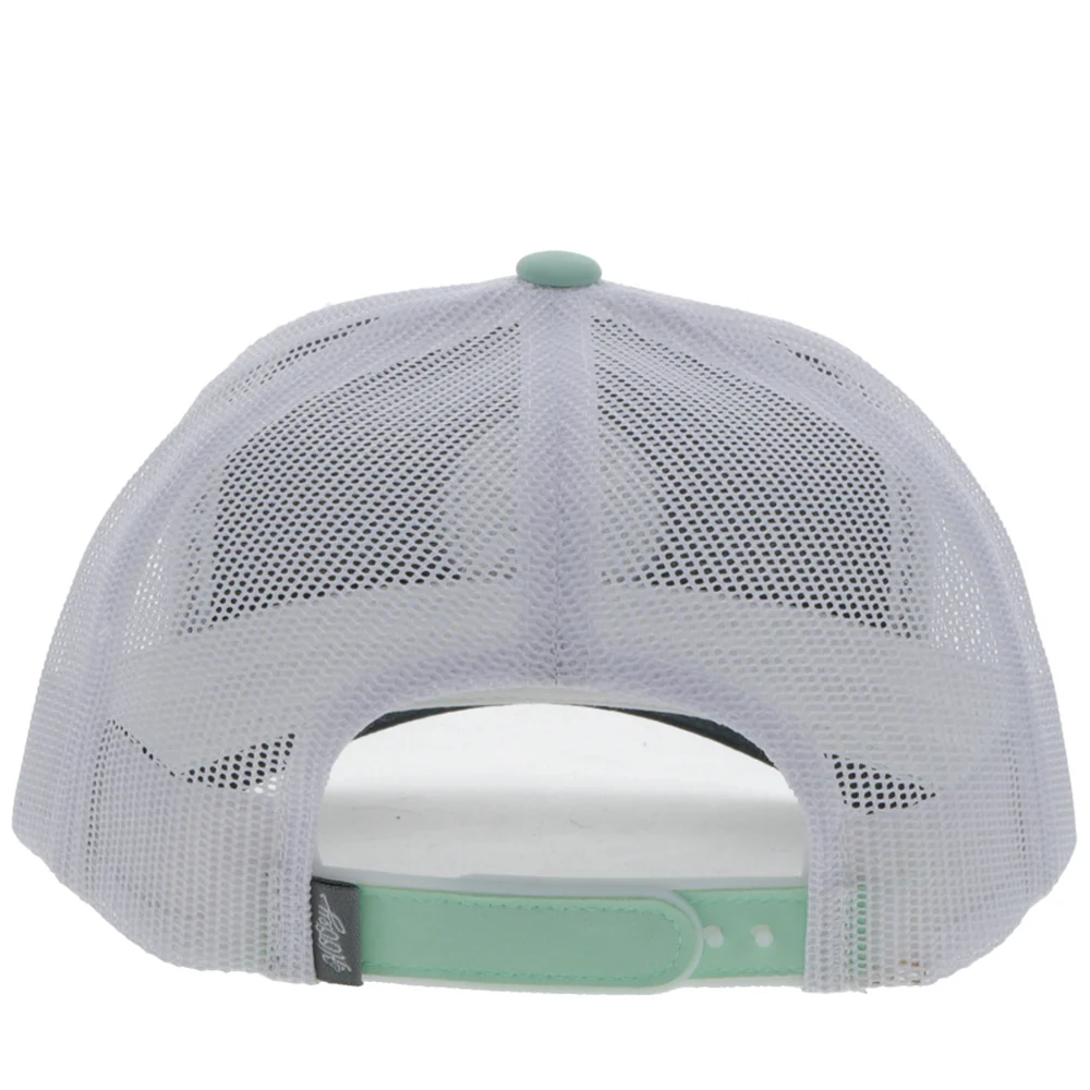 "Primo" Mint/White Hat w/Grey & White Patch - Image 2