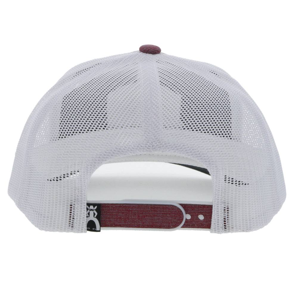 "Punchy" Maroon/White Hat - Image 2