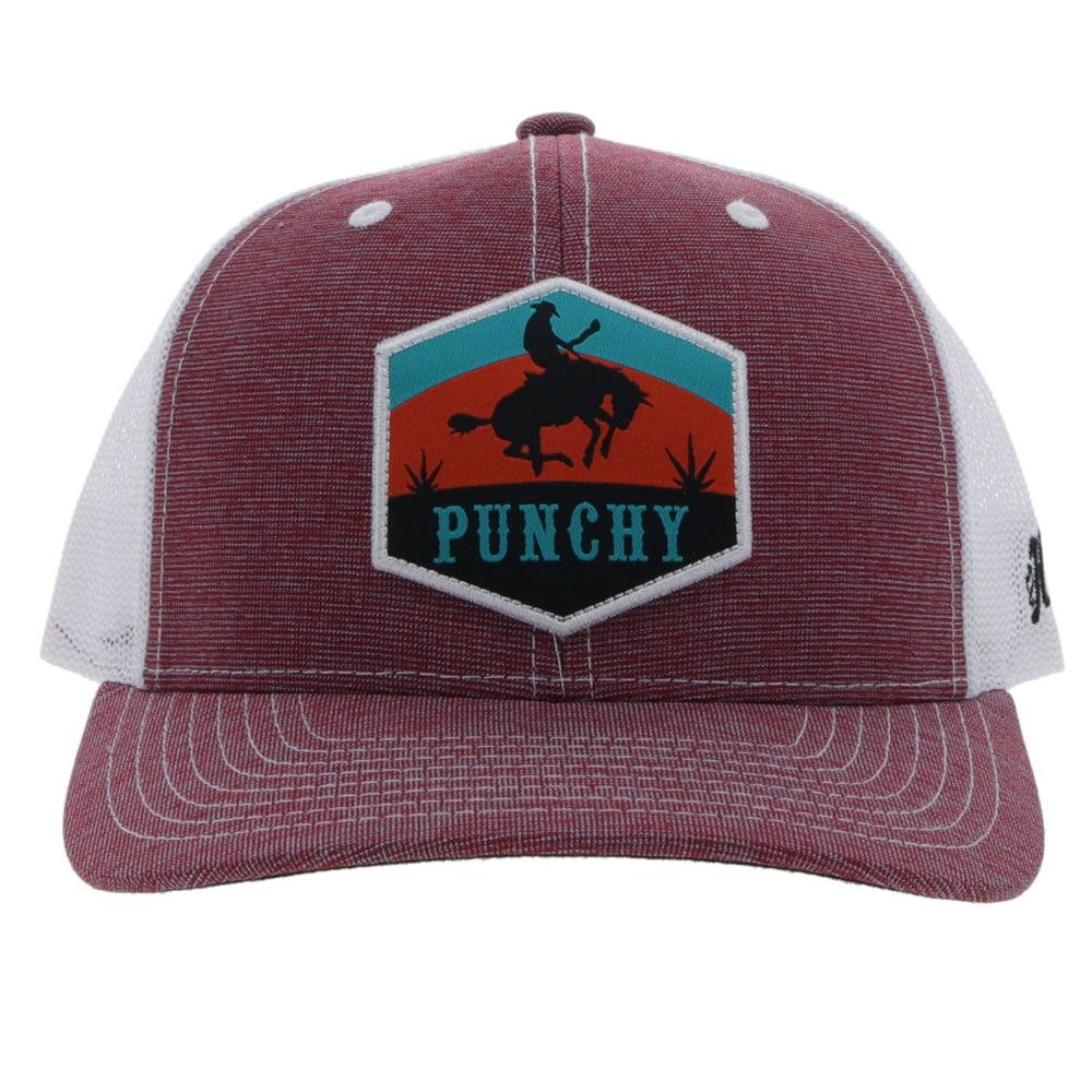 "Punchy" Maroon/White Hat - Image 5
