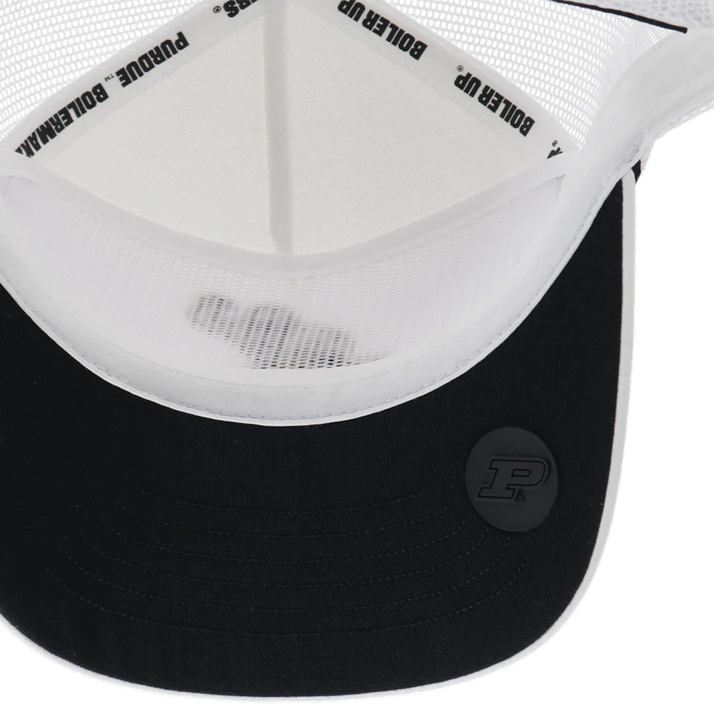 Purdue University Hat White w/ Boilermakers Logo - Image 3